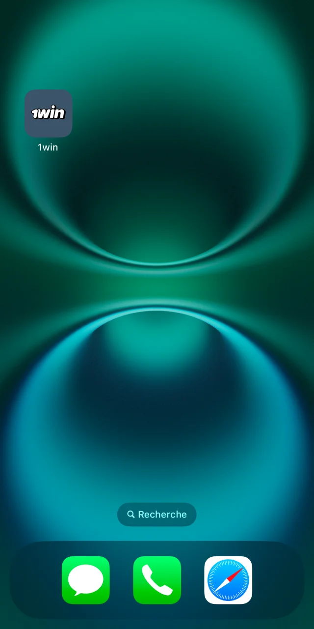 Commencez à utiliser l'application 1win sur votre iPhone.