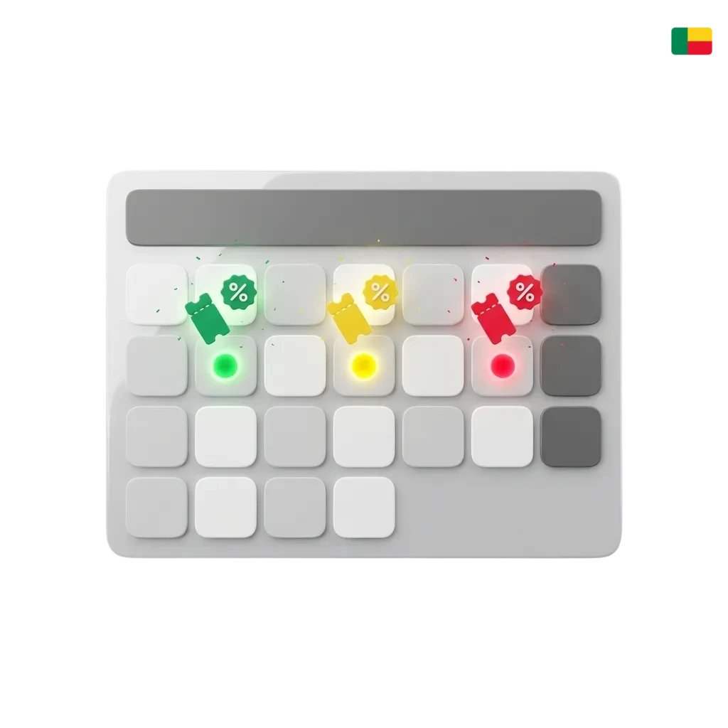 Bannière promo 1win Bénin : code bonus 100 % jusqu’à 280 000 XOF, champ code à remplir lors de l’inscription