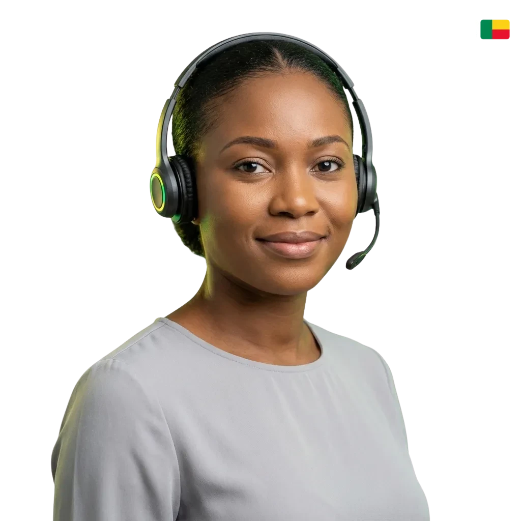 Illustration des canaux d’assistance 1win Bénin : e-mail, chat en direct, téléphone et réseaux sociaux en français et anglais