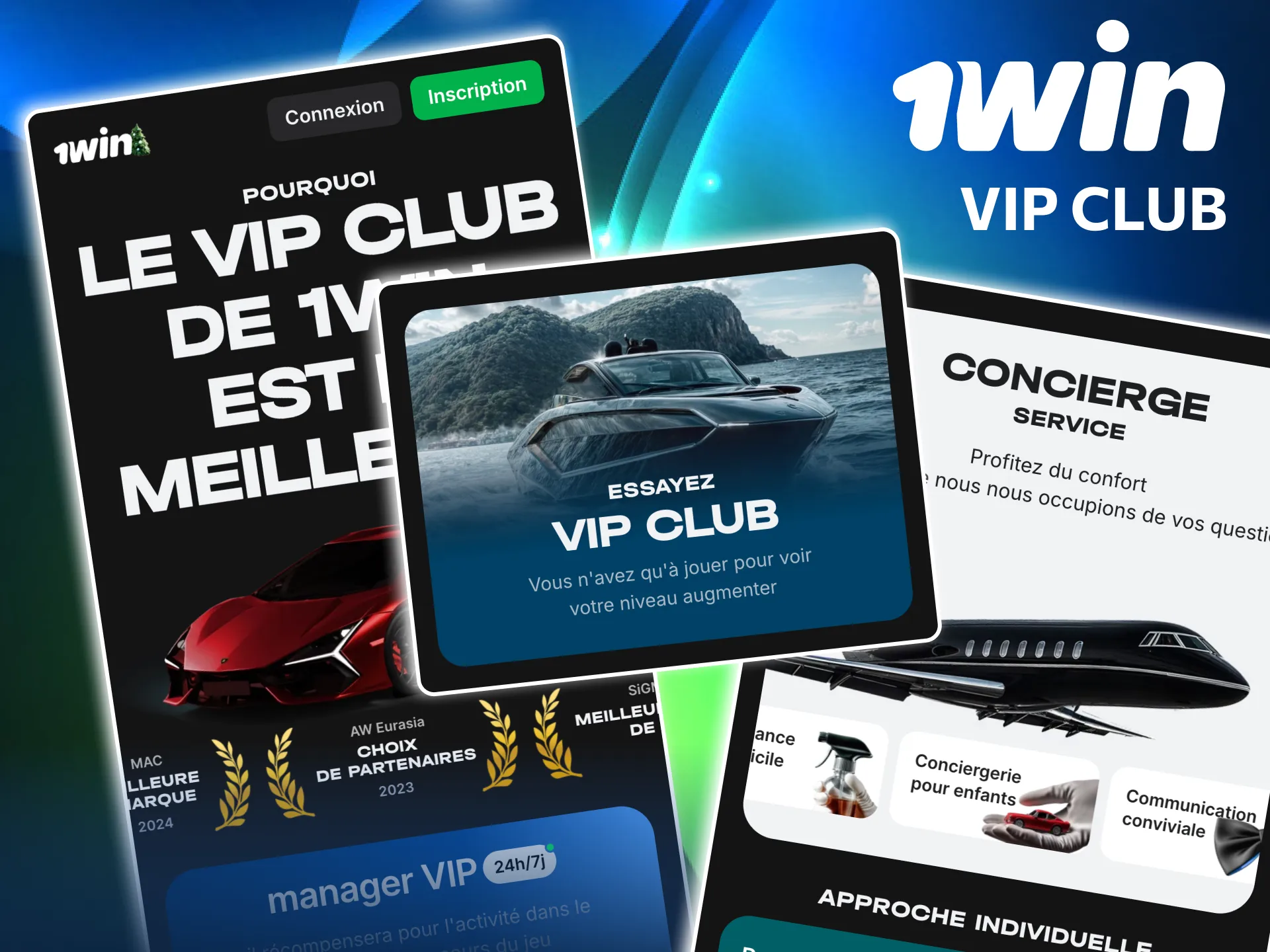 Avantages exclusifs du VIP Club 1win.