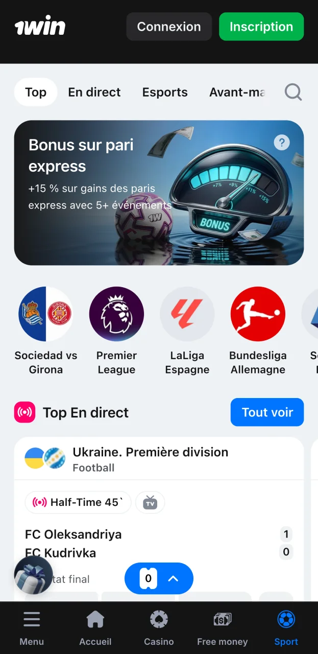Rendez-vous dans la section sports du site web 1win et pariez sur les événements les plus importants.