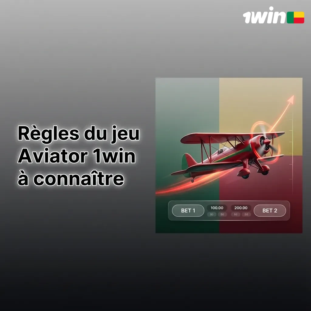 Écran du jeu Aviator 1win avec avion en vol, multiplicateur croissant et bouton pour encaisser la mise avant le crash