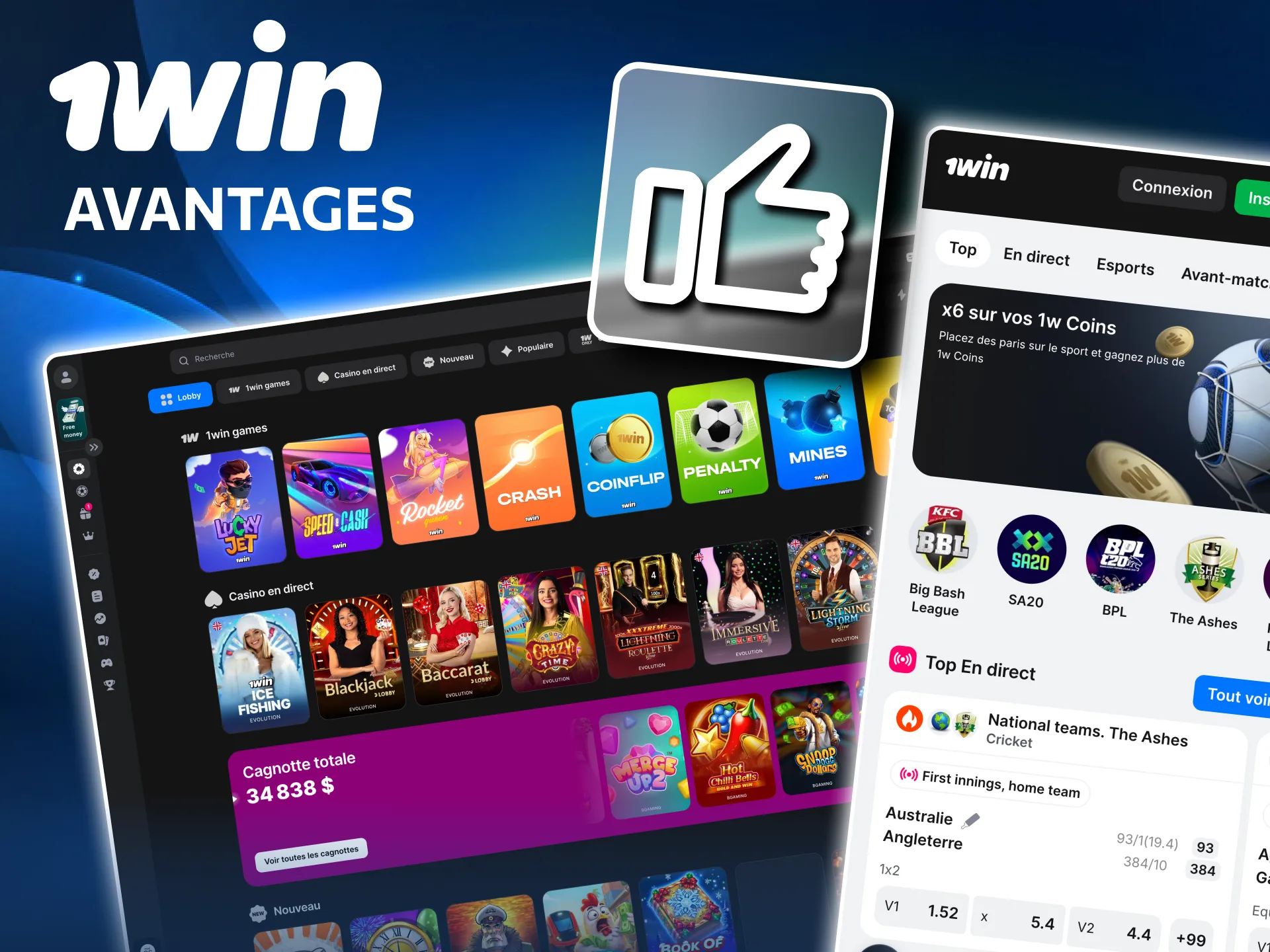 1win plateforme fiable de paris et casino pour joueurs béninois.