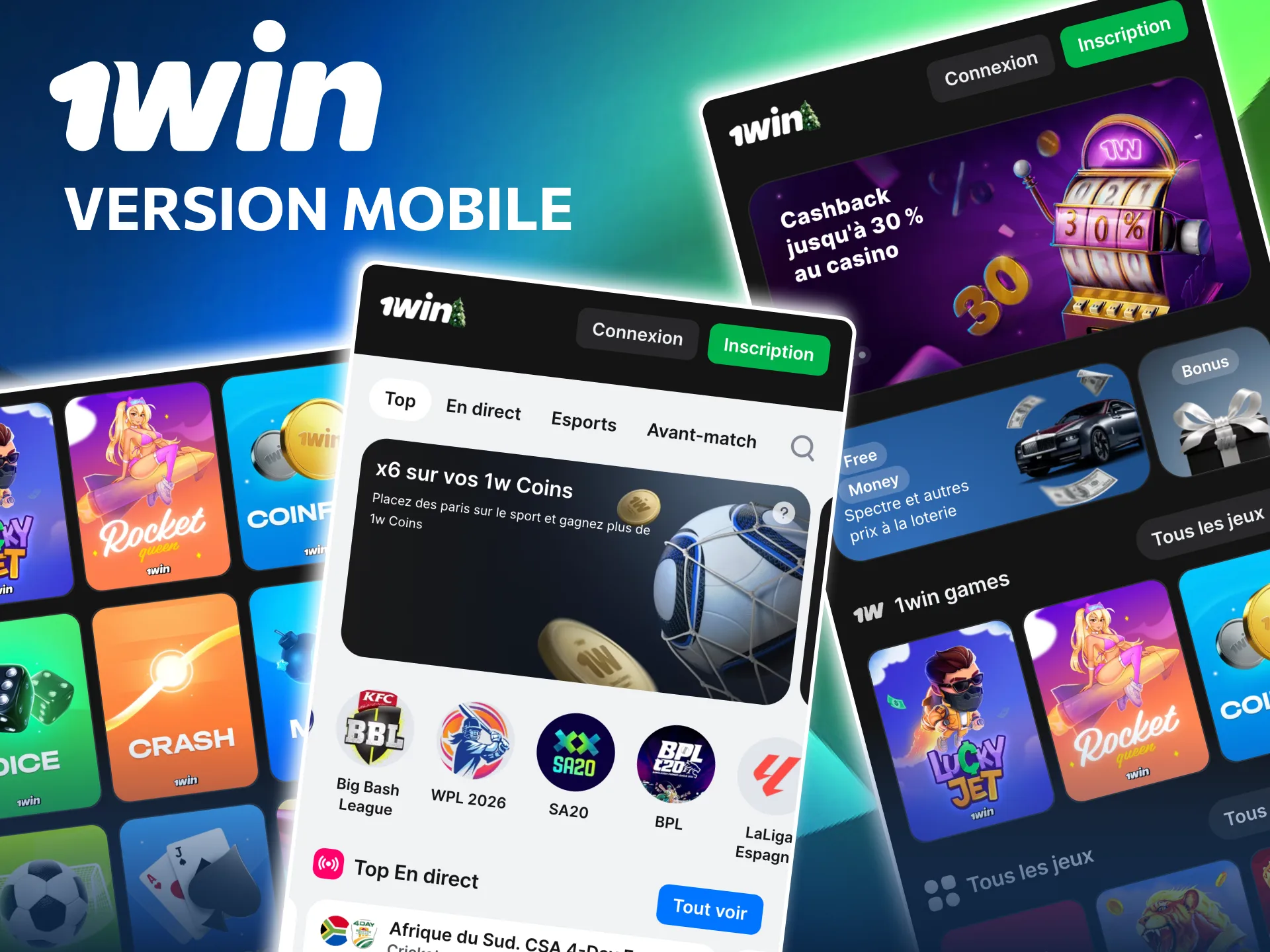 Utilisez la version mobile du site 1win comme alternative à l'application.
