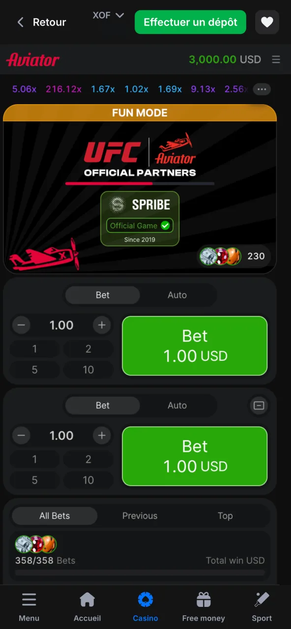 1win Aviator prêt pour vos paris en ligne.