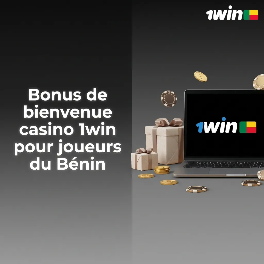 Bannière 1win montrant un bonus de bienvenue casino 100 % jusqu’à 280 000 XOF pour nouveaux joueurs du Bénin