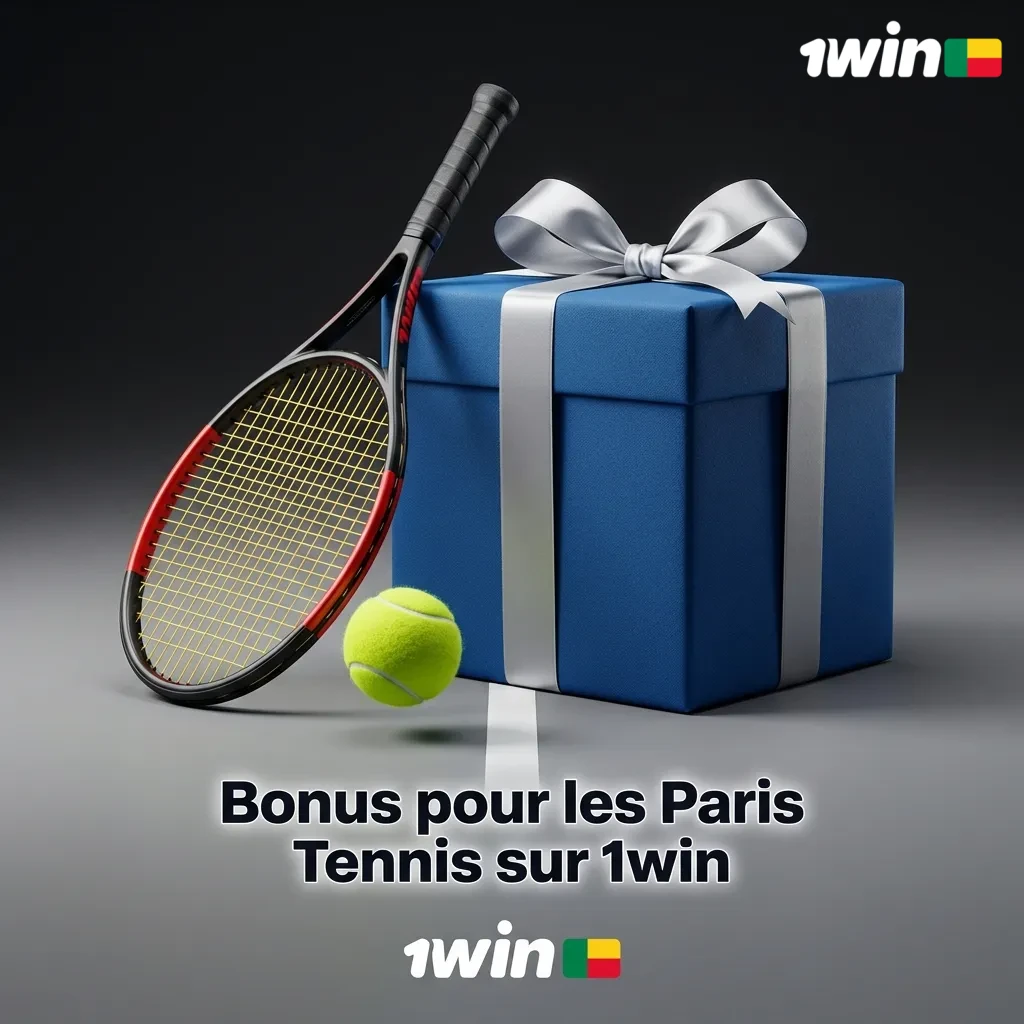 1win welcome bonus of 100% up to 280,000 XOF for tennis betting on ATP, WTA, and Challenger matches with 5x wagering