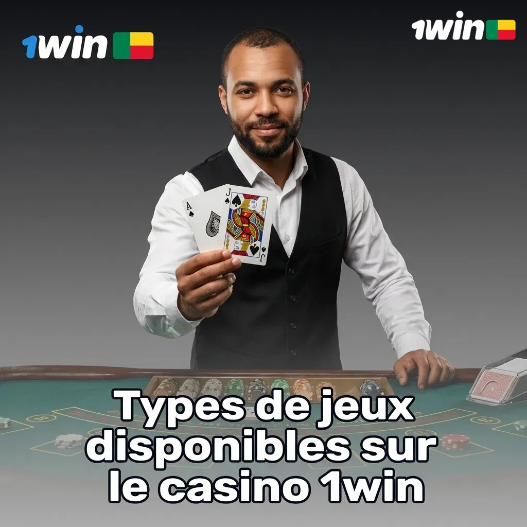 Montage de jeux 1win : machines à sous, crash, roulette, blackjack, poker, jackpots et mini-jeux sur fond coloré