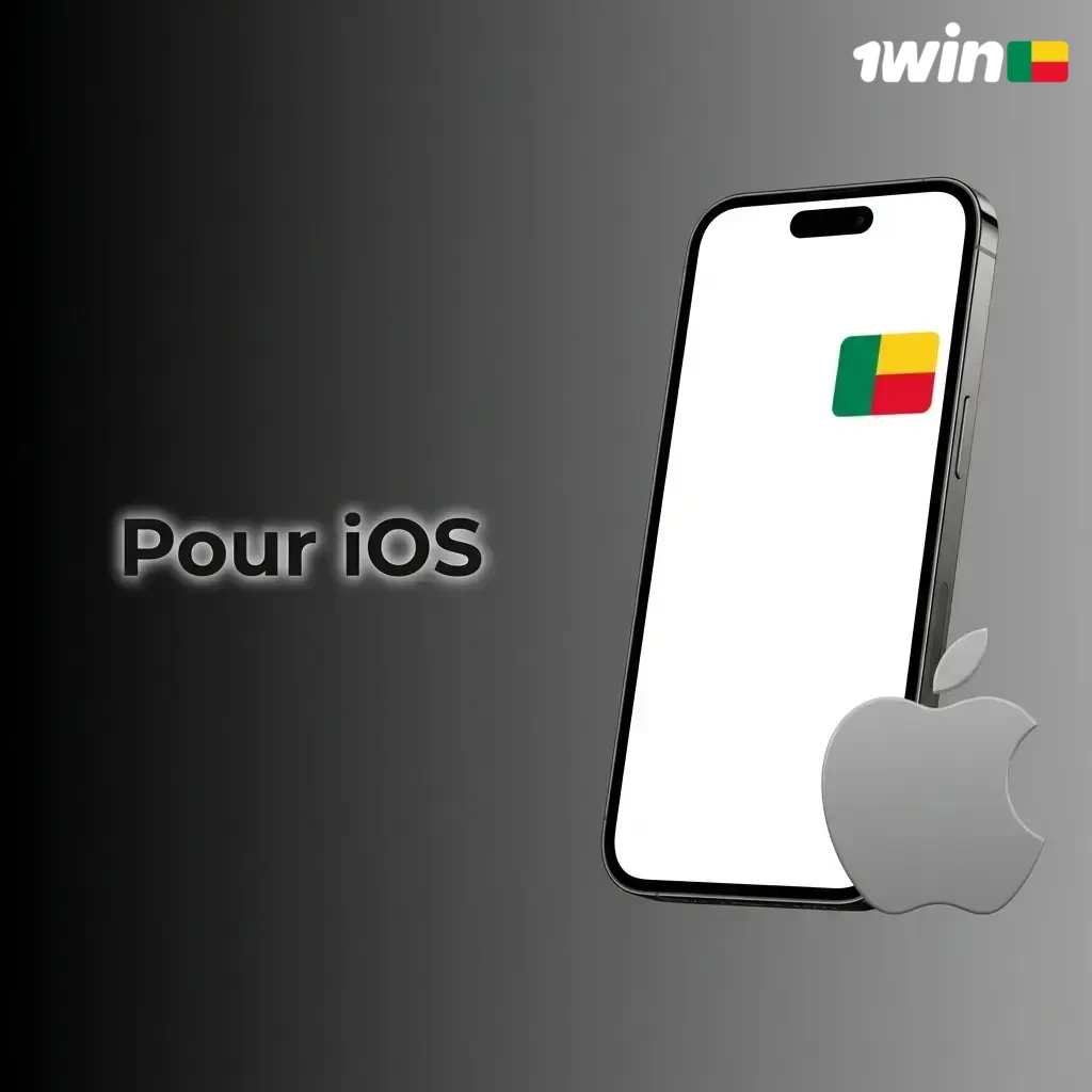Installation PWA 1win sur iOS via Safari avec icône sur écran d'accueil iPhone