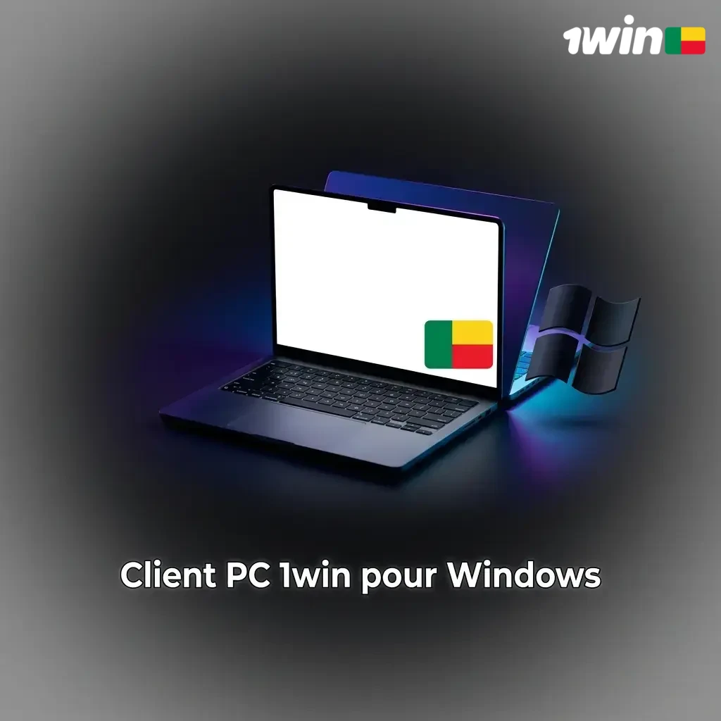 Application de bureau 1win pour Windows avec interface optimisée pour paris sportifs et casino sur grand écran